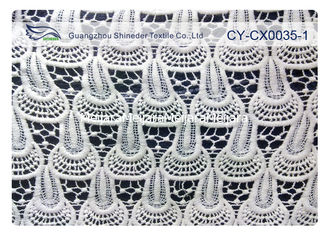 中国 OEM/ODM は寝具及び家の織物 CY-CX0035-1 のためのレースの生地を刺繍しました サプライヤー