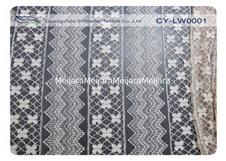 中国 服の綿のナイロン レースの生地の Eco 友好的な 30% のナイロン 70% 綿 CY-LW0001 サプライヤー