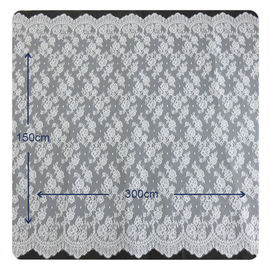 研がれた花の Chantilly はレース、BV/花嫁の服 150 x 300 cm をスカラップで仕上げました サプライヤー