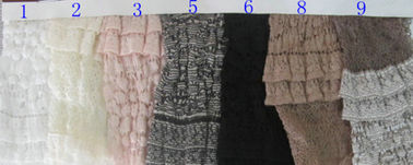 Nightwear、寝具の織物 SGS CY-LW0182 のための敏感な灰色の伸張のレースの生地 サプライヤー