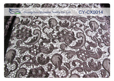 よいワイシャツ、袋 CY-CX0014 のための設計によって刺繍されるナイロン レースの綿織物 サプライヤー