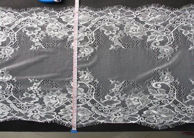 方法 43cm の幅 CY-HB3211 の白い服のまつげのレースのトリム サプライヤー