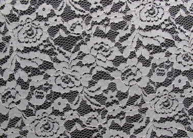 150CM の化学薬品によって束ねられる花のレースの生地 40% のナイロン + 60% の綿 CY-DK0004 サプライヤー