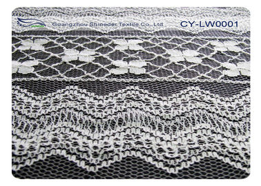 服の綿のナイロン レースの生地の Eco 友好的な 30% のナイロン 70% 綿 CY-LW0001 サプライヤー