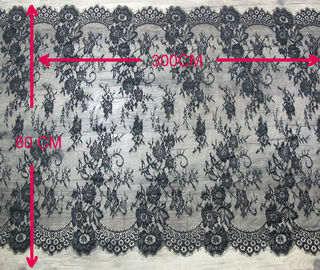80cm の幅 CY-HB0460 の白く装飾的なまつげのレースのトリム サプライヤー
